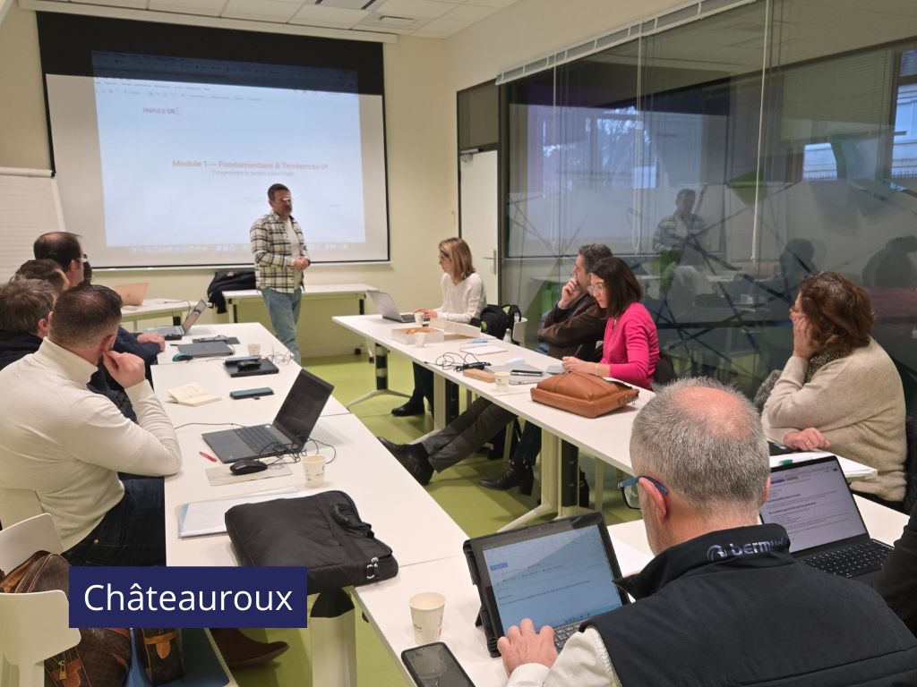 Formation Impuls'IA à Châteauroux - 19 janvier 2026